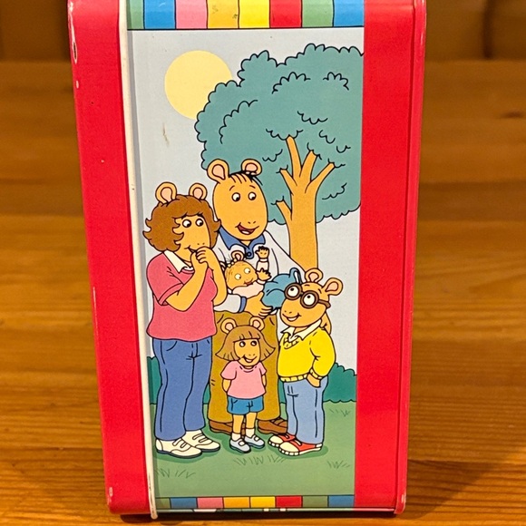 Vintage 1997 Arthur Kids Treasure Chest Lunchbox - Multicolor - Picture 8 of 13